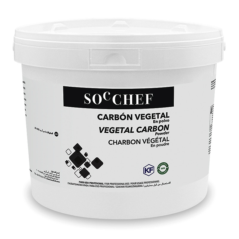 CARBÓN VEGETAL (COLORANTE ALIMENTARIO) CUBO 1/1kg
